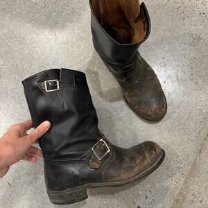 Tapper Women’s 10.5 Boots Black Leather Moto Boots